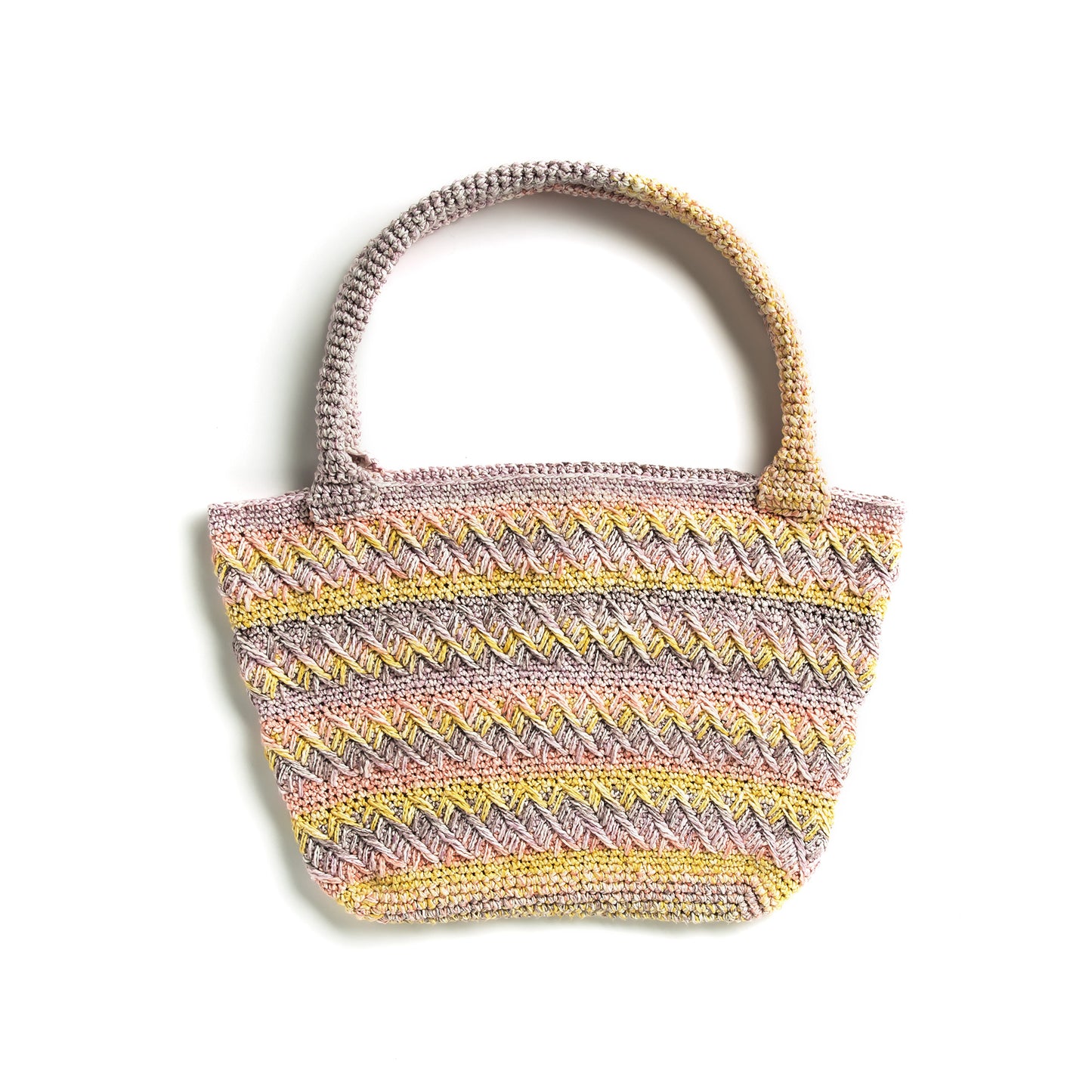 Caron - Free Downloadable Pattern - Shifting Chevron Tote