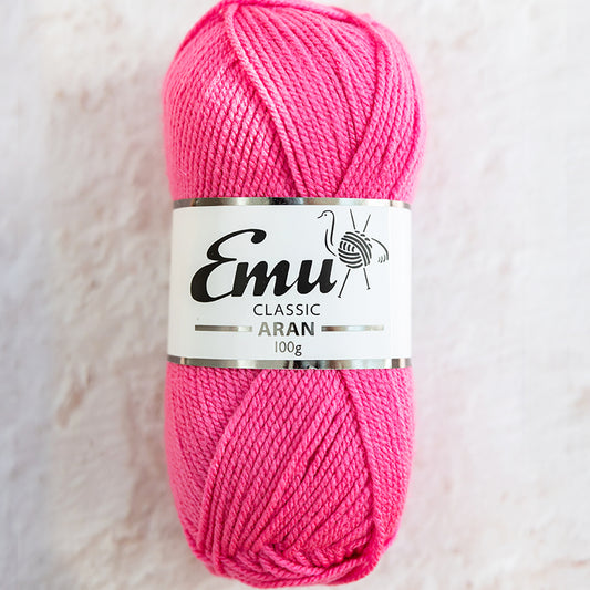 Emu Yarns - Classic Aran - 100g Ball - Bubblegum