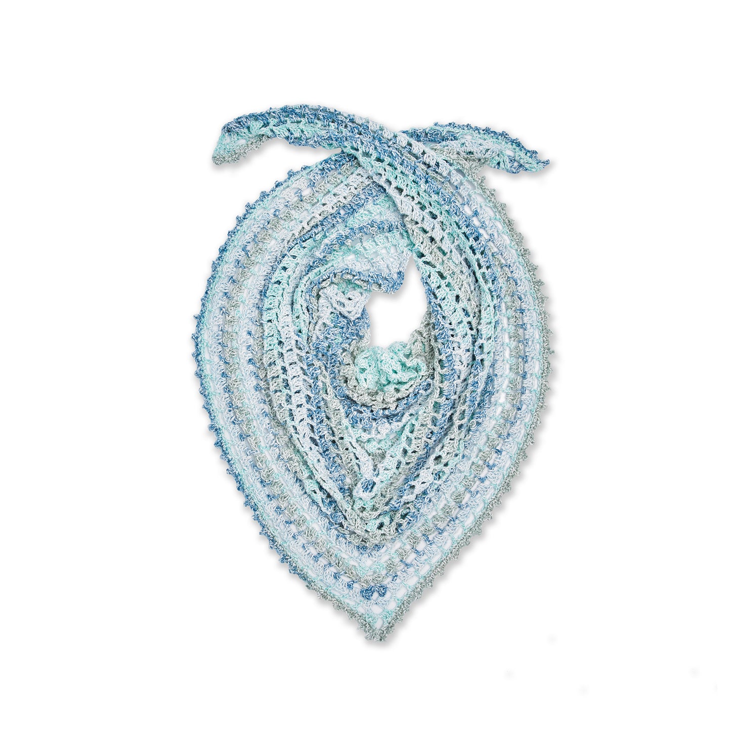 Caron - Free Downloadable Pattern - Rainy Day Crochet Shawl