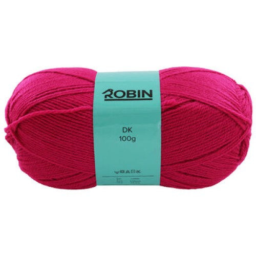www.thewoolshop.net Robin - DK Double Knit Wool Yarn - 100g Ball - Berry