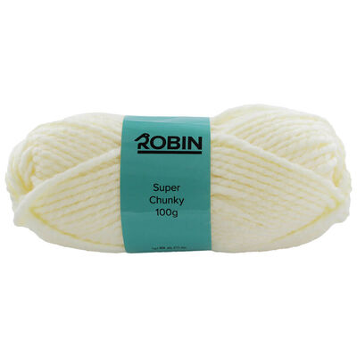 Robin - Super Chunky Yarn - 100g Ball - Cream