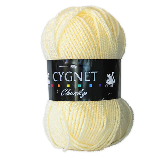 Cygnet Yarns - Chunky Wool - 100g Ball - 256 Cream