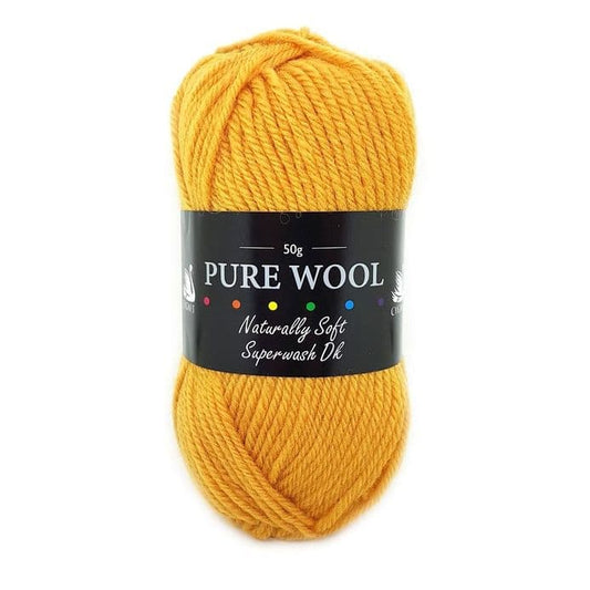 Cygnet Yarns - Pure Wool Superwash DK - 50g Ball - Gold