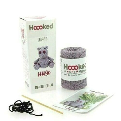 Hoooked - Crochet Kit - Hugo the Hippo