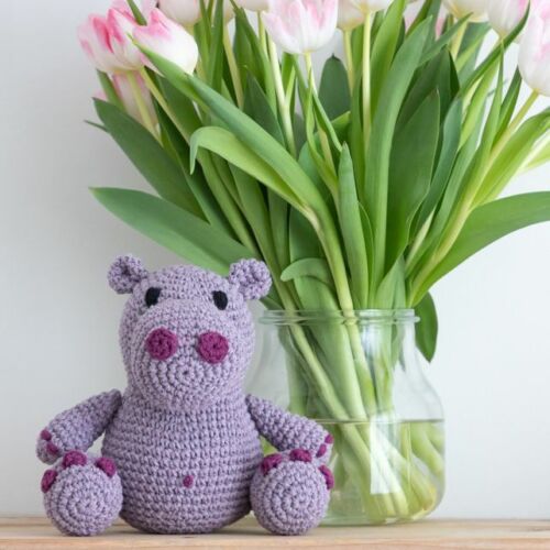 Hoooked - Crochet Kit - Hugo the Hippo