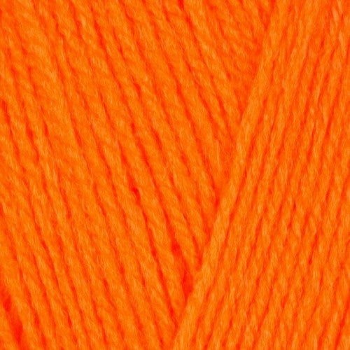 www.thewoolshop.net Robin - DK Double Knit Wool Yarn - 100g Ball - Jaffa Orange