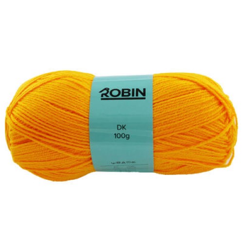 www.thewoolshop.net Robin - DK Double Knit Wool Yarn - 100g Ball - Mustard