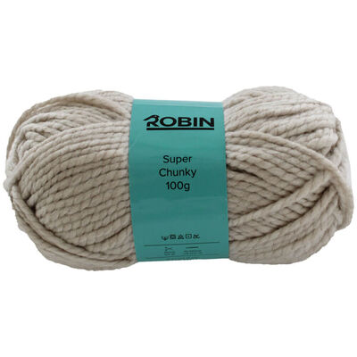 Robin - Super Chunky Yarn - 100g Ball - Oatmeal