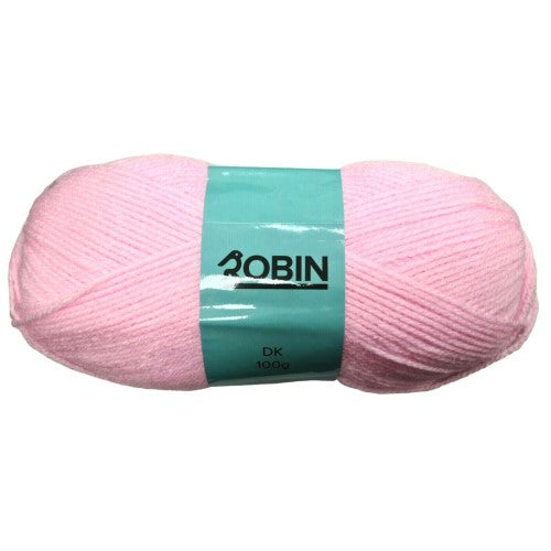 www.thewoolshop.net Robin - DK Double Knit Wool Yarn - 100g Ball - Pink