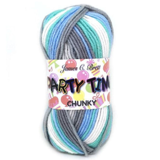 James C. Brett - Party Time - Chunky - 100g Ball - PT13