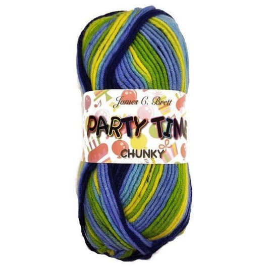 James C. Brett - Party Time - Chunky - 100g Ball - PT2
