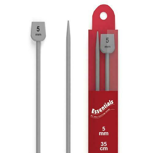 www.thewoolshop.net Whitecroft Essentials - 35cm Knitting Needles Pins Single Point - 5mm / UK6