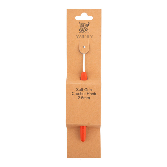 Yarnly - Soft Grip Ergonomic Crochet Hook - 2.5mm