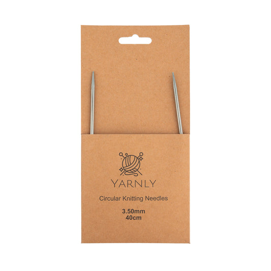 Yarnly - Circular Needles - 40cm Long - 3.5mm