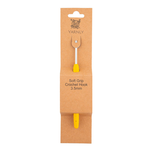 Yarnly - Soft Grip Ergonomic Crochet Hook - 3.5mm