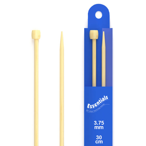 Whitecroft Essentials Bamboo Knitting Pins (30cm | 3.75mm)