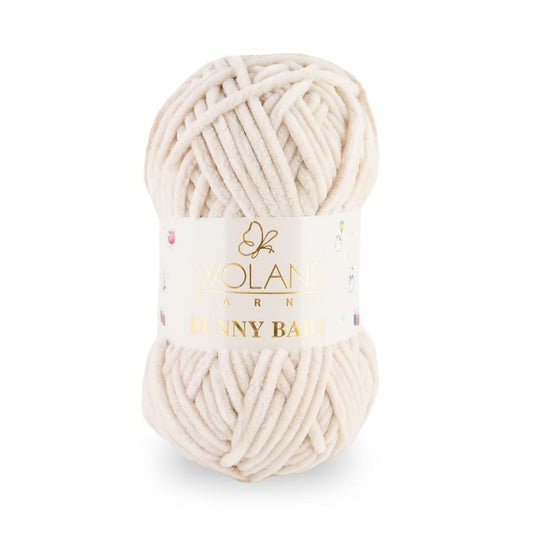 Wolans Bunny Baby - Chunky Chenille Yarn - Pack of 5 x 100g Balls - Rusty Powder