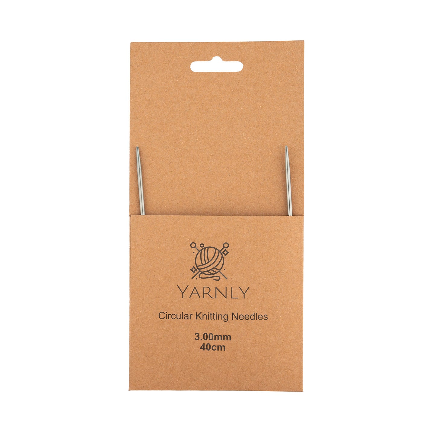 Yarnly - Circular Needles - 40cm Long - 3mm