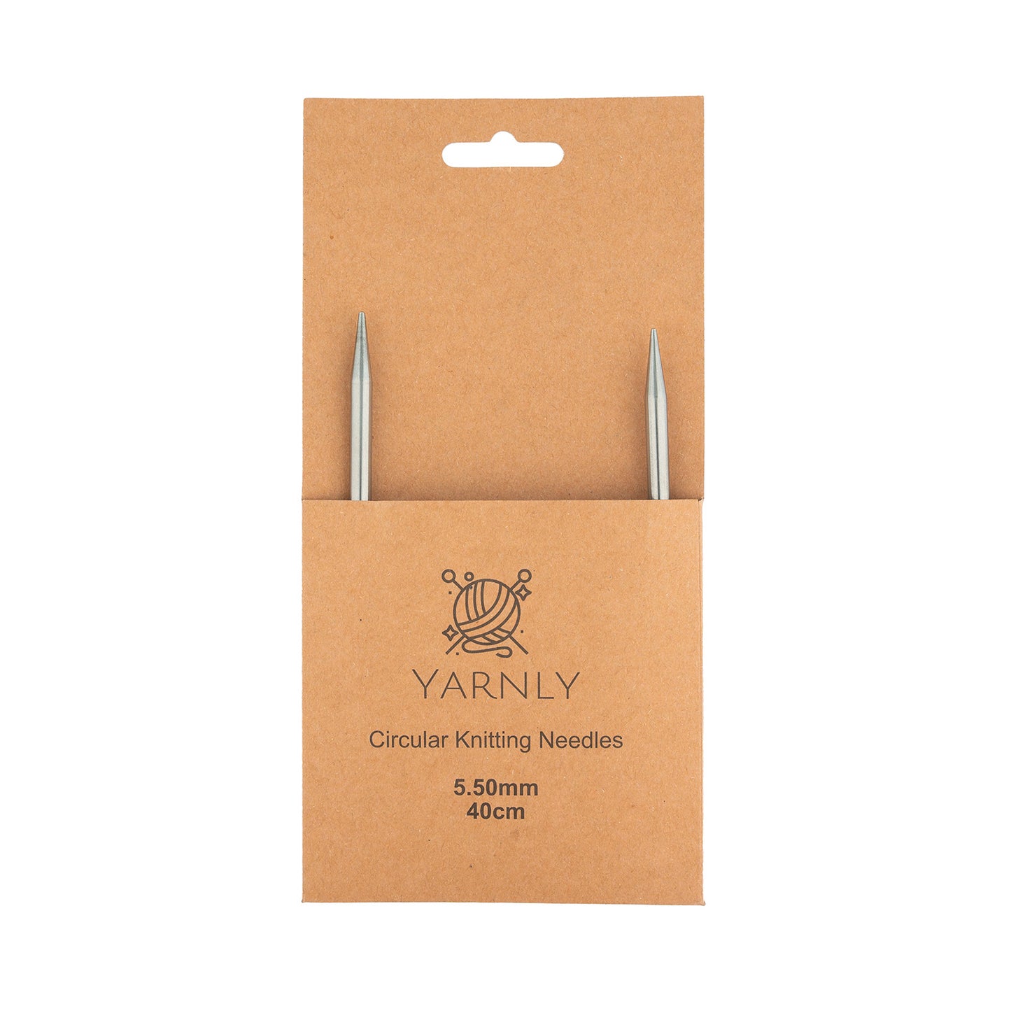 Yarnly - Circular Needles - 40cm Long - 5.5mm