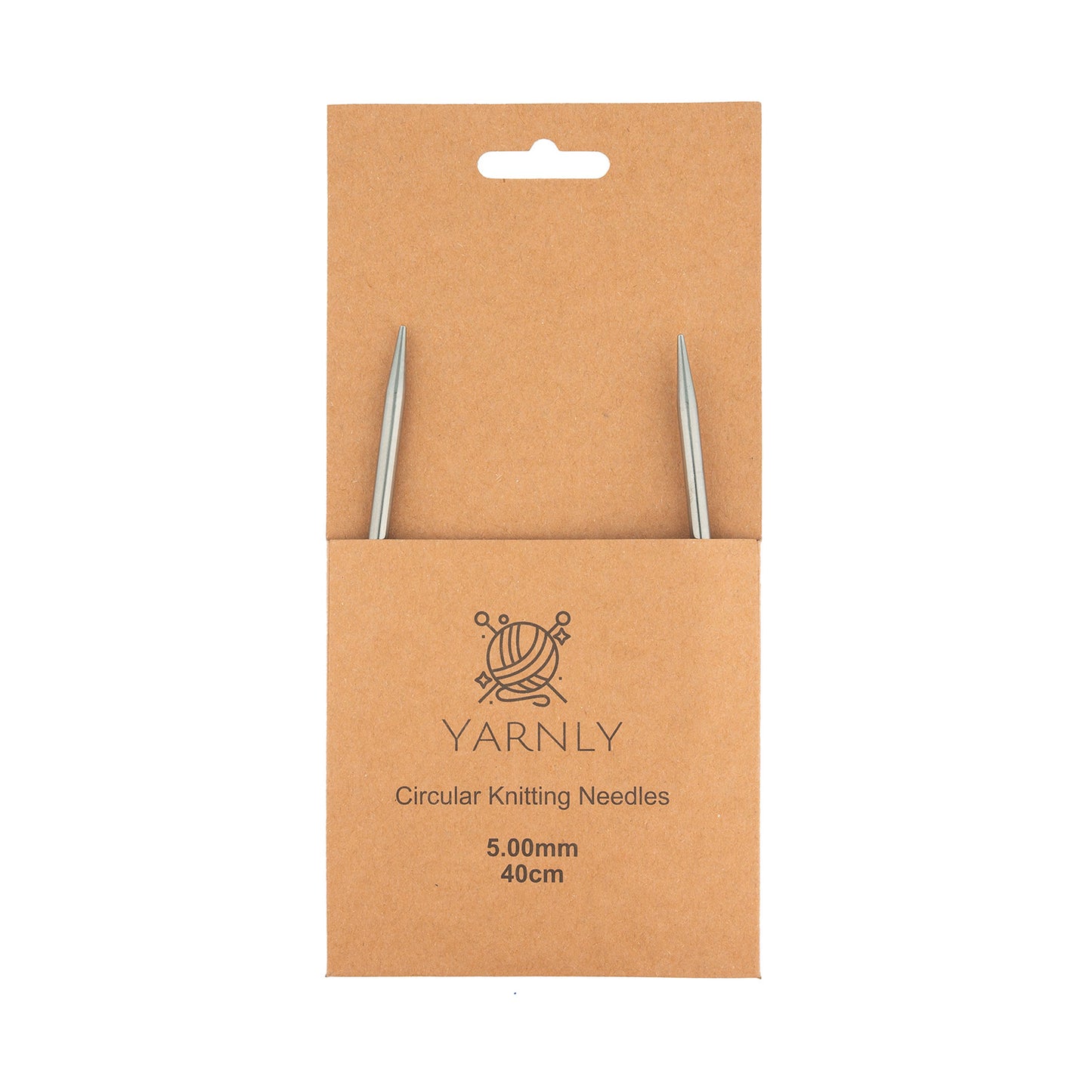Yarnly - Circular Needles - 40cm Long - 5mm