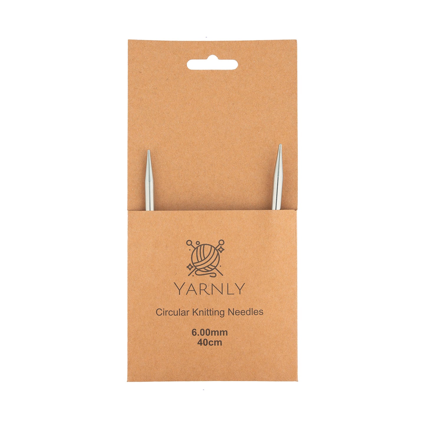 Yarnly - Circular Needles - 40cm Long - 6mm