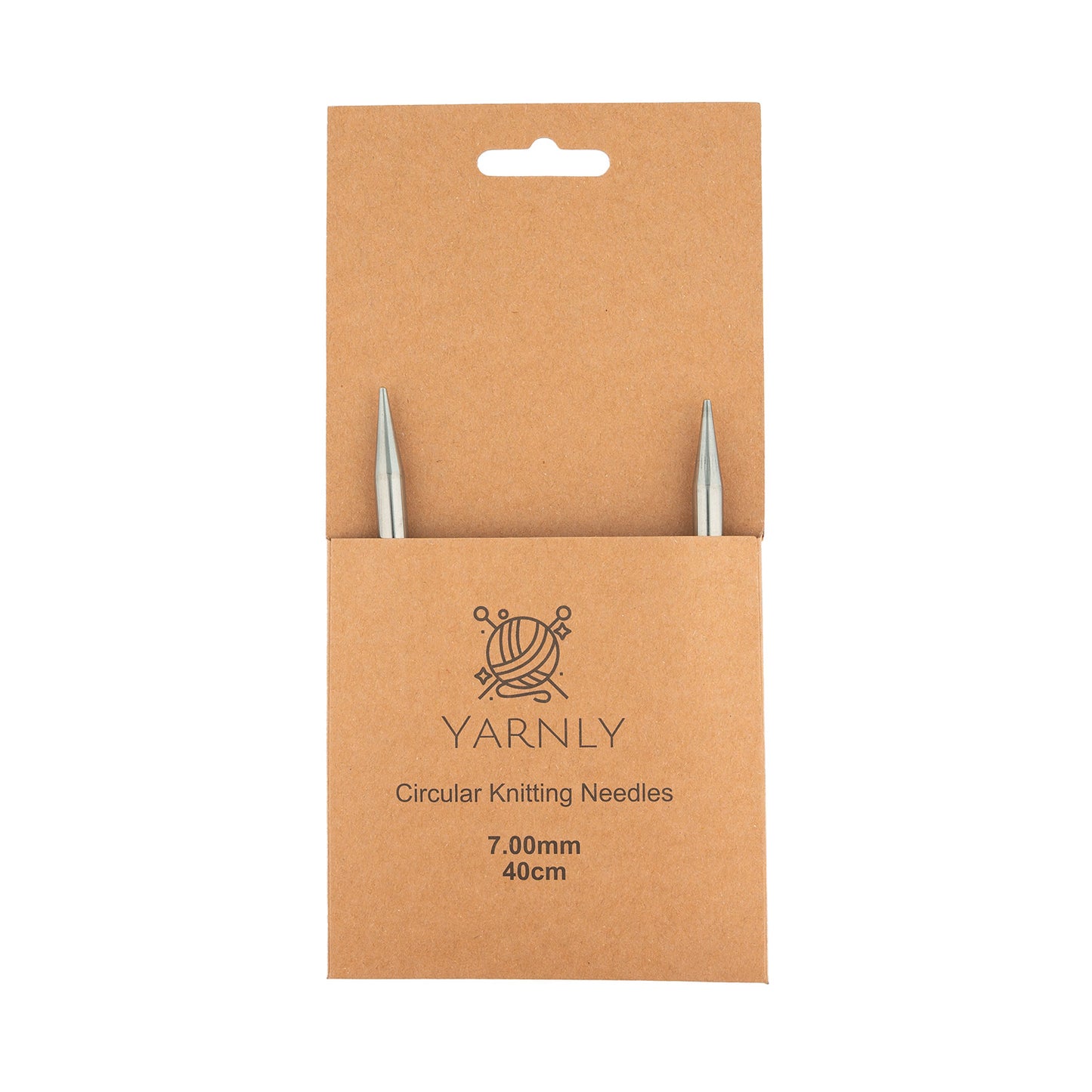 Yarnly - Circular Needles - 40cm Long - 7mm