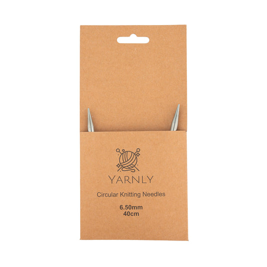 Yarnly - Circular Needles - 40cm Long - 6.5mm