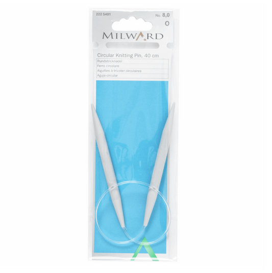 Milward Fixed Circular Knitting Needle (40cm | 8.0mm)