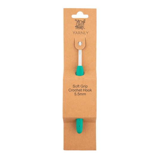 Yarnly - Soft Grip Ergonomic Crochet Hook - 5.5mm