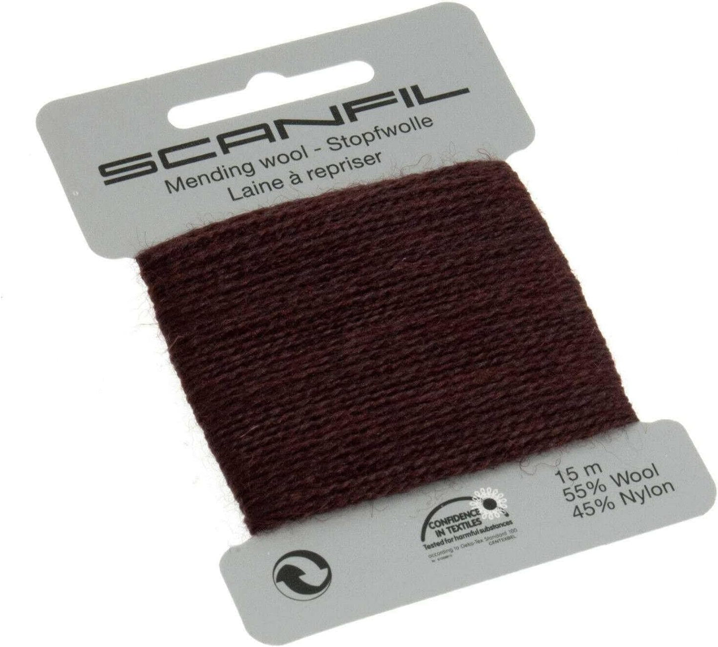 Scanfil - Mending Wool Thread - 15m - 081 Chocolate
