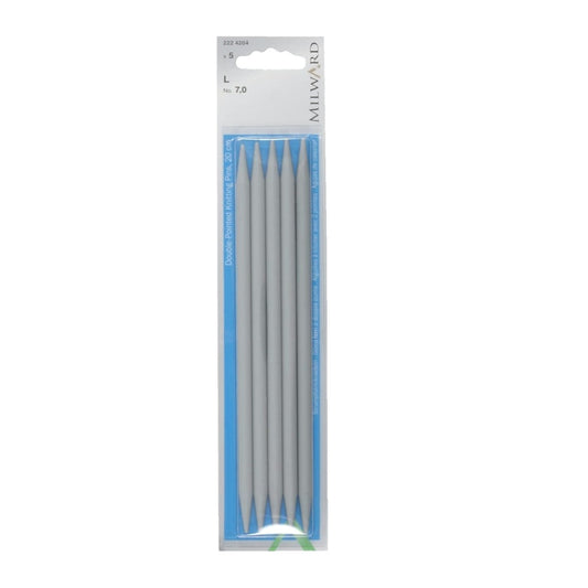 Milward Double Point Knitting Needles – Set of Five (20cm | 7.00mm)