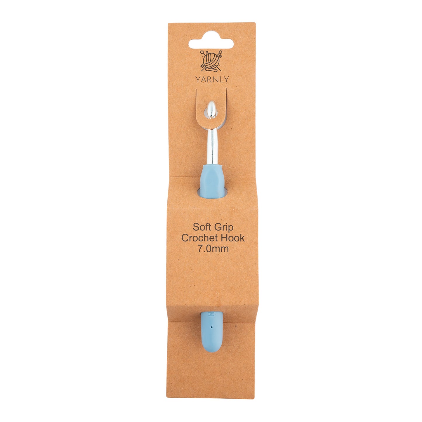 Yarnly - Soft Grip Ergonomic Crochet Hook - 7mm