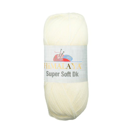 Himalaya -  Super Soft DK - Ivory Yarn - 100g x 5 Ball Value Pack