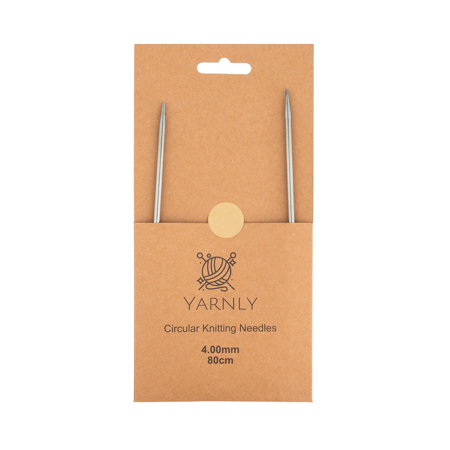 Yarnly - Circular Needles - 80cm Long - 4mm