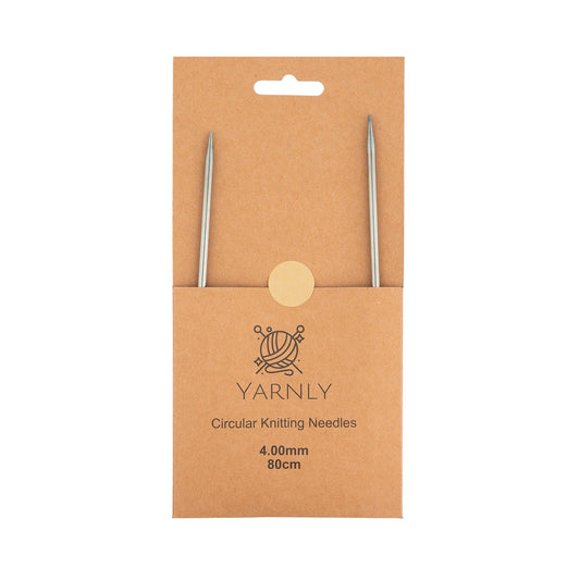 Yarnly - Circular Needles - 80cm Long - 4mm