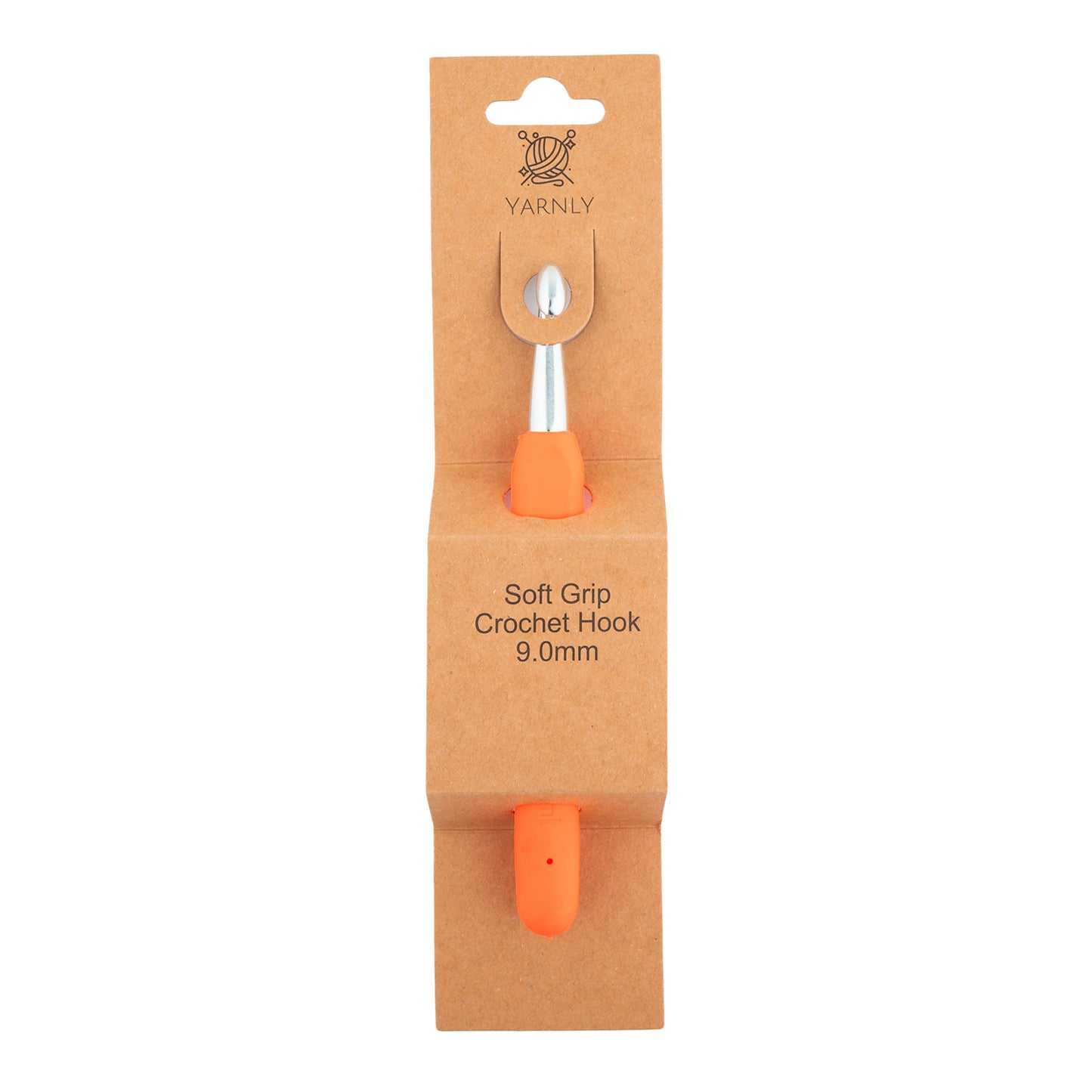 Yarnly - Soft Grip Ergonomic Crochet Hook - 9mm