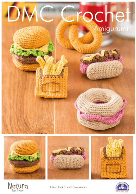 DMC - Crochet Amigurumi Pattern  - New York Food Favourites