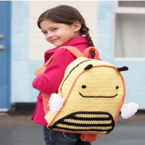 Lily Sugar ‘N Cream - Bee Backpack - Crochet Pattern | PDF Download