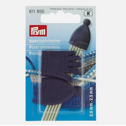 Prym – Knitting Needle Point Protectors: 2.0mm – 2.5mm