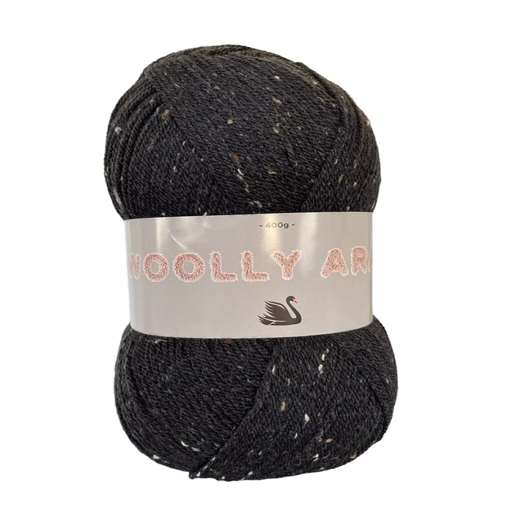 Cygnet - Woolly Aran Yarn - 400g Ball - 4700 Black Beauty