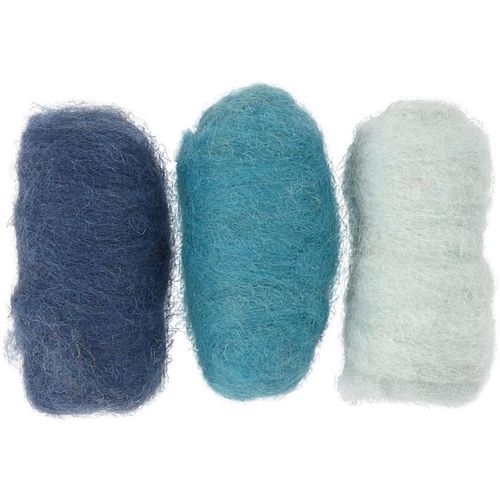Creativ - Felting Wool - 3 x 10g Balls - Blue Harmony