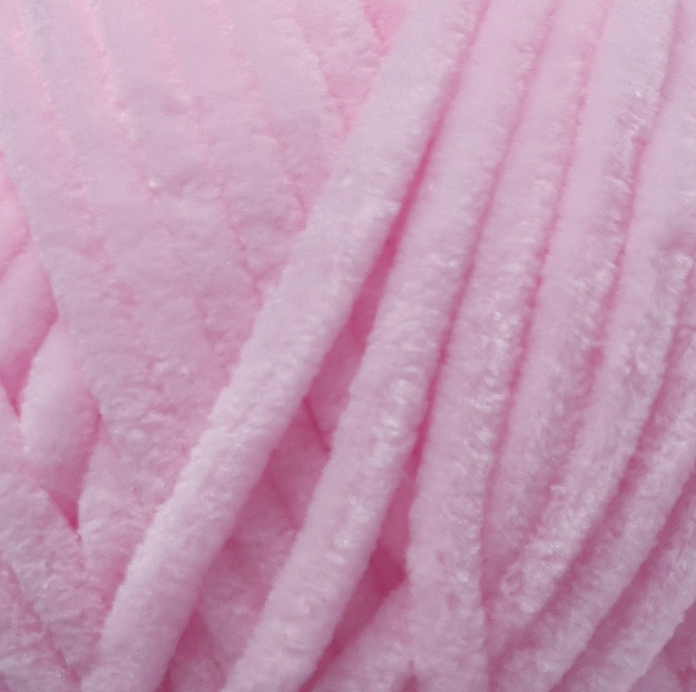 Cygnet Yarns - Jellybaby Chenille - Chunky - 100g Ball - 002 Blush Pink