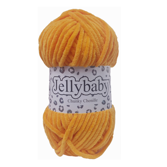 Cygnet Yarns - Jellybaby Chenille - Chunky - 100g Ball - 010 Butterscotch