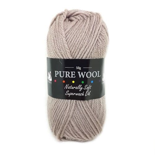 Cygnet Pure Wool Superwash DK – Stone (4199) – 50g Ball