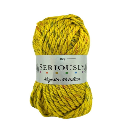 Cygnet - Seriously Majestic Metallics - Super Chunky Yarn - 100g Ball - 8256 Champagne