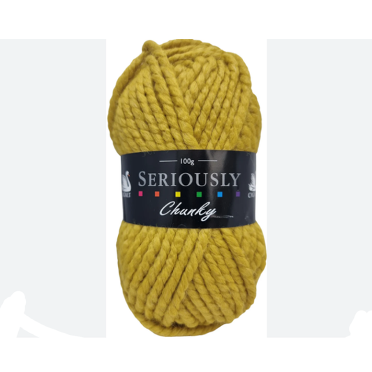 Cygnet - Seriously Chunky - Super Chunky Yarn - 100g Ball - 4884 Barley