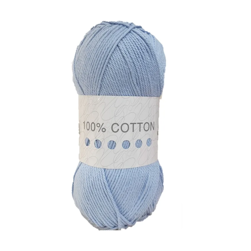 Cygnet Yarns - 100% Cotton - 100g Ball - 5033 Frosty Blue