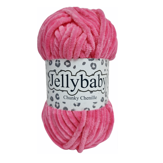 Cygnet Yarns - Jellybaby Chenille - Chunky - 100g Ball - 028 Hot Stuff