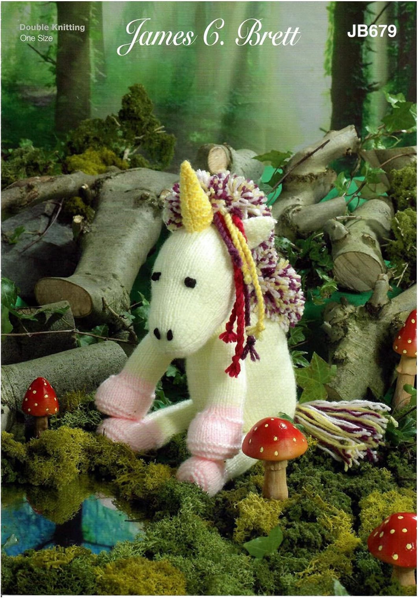 James C. Brett - Knitting Pattern - JB679 - Knitted Unicorn