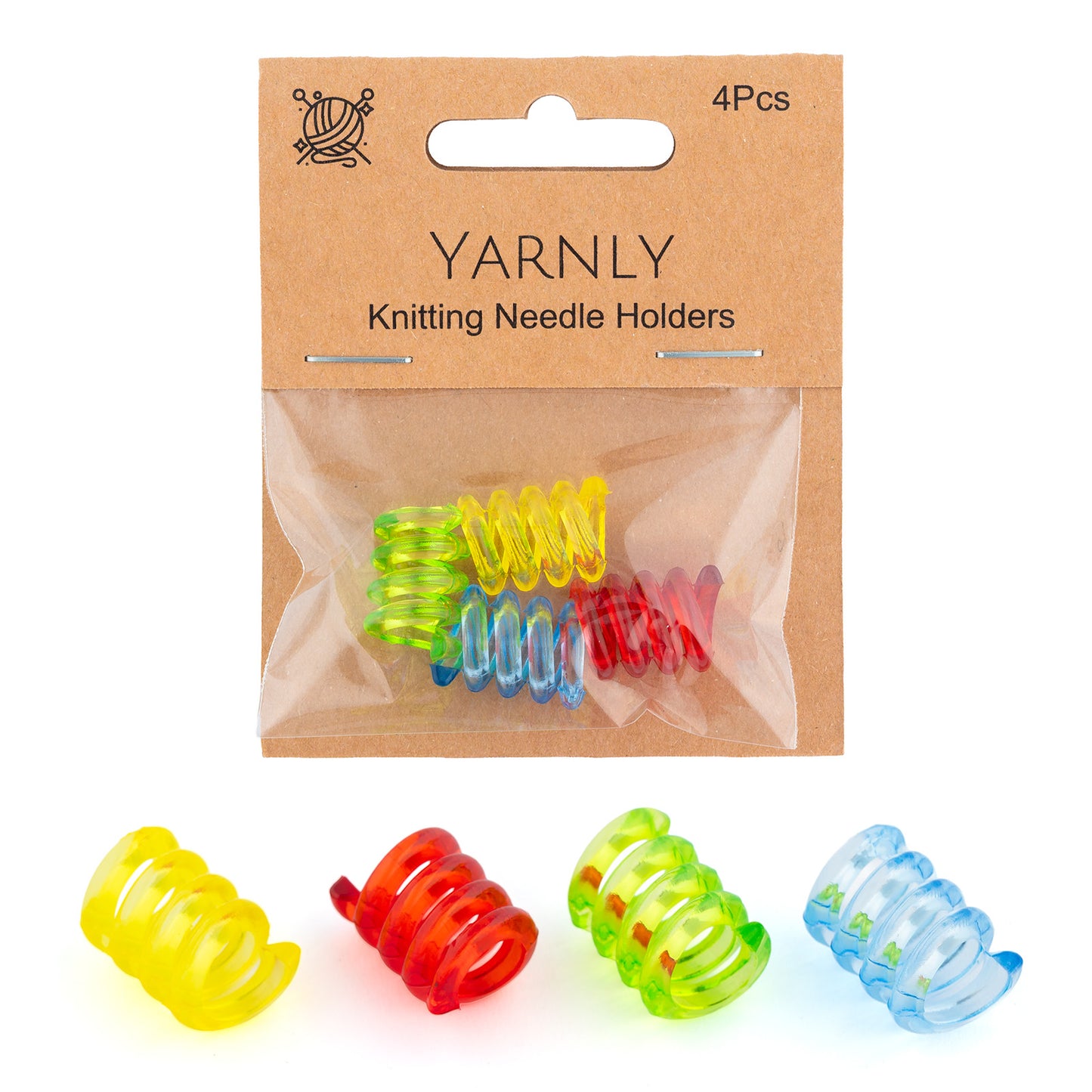 Yarnly - Knitting Needle Holders - Pack of 4